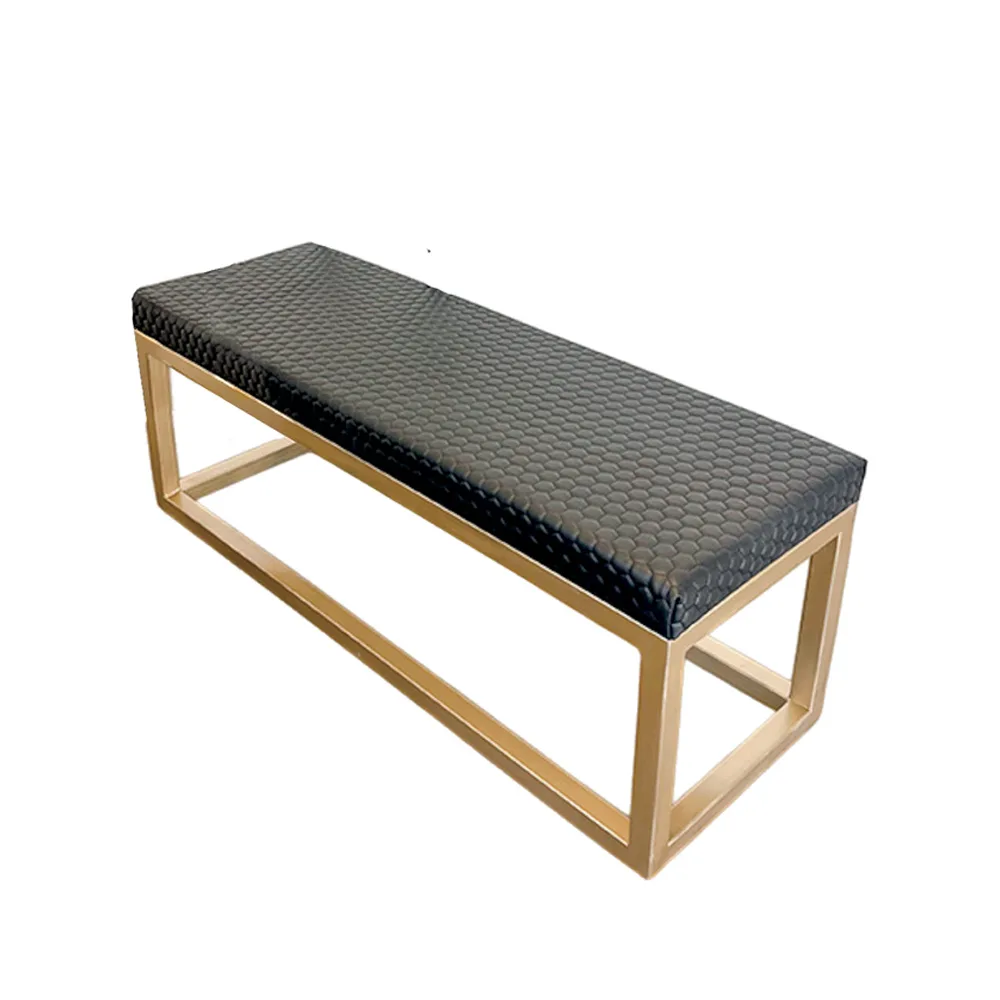 Mobilier BDSM : Banc des tentations dissimulable couleurs or et noir
